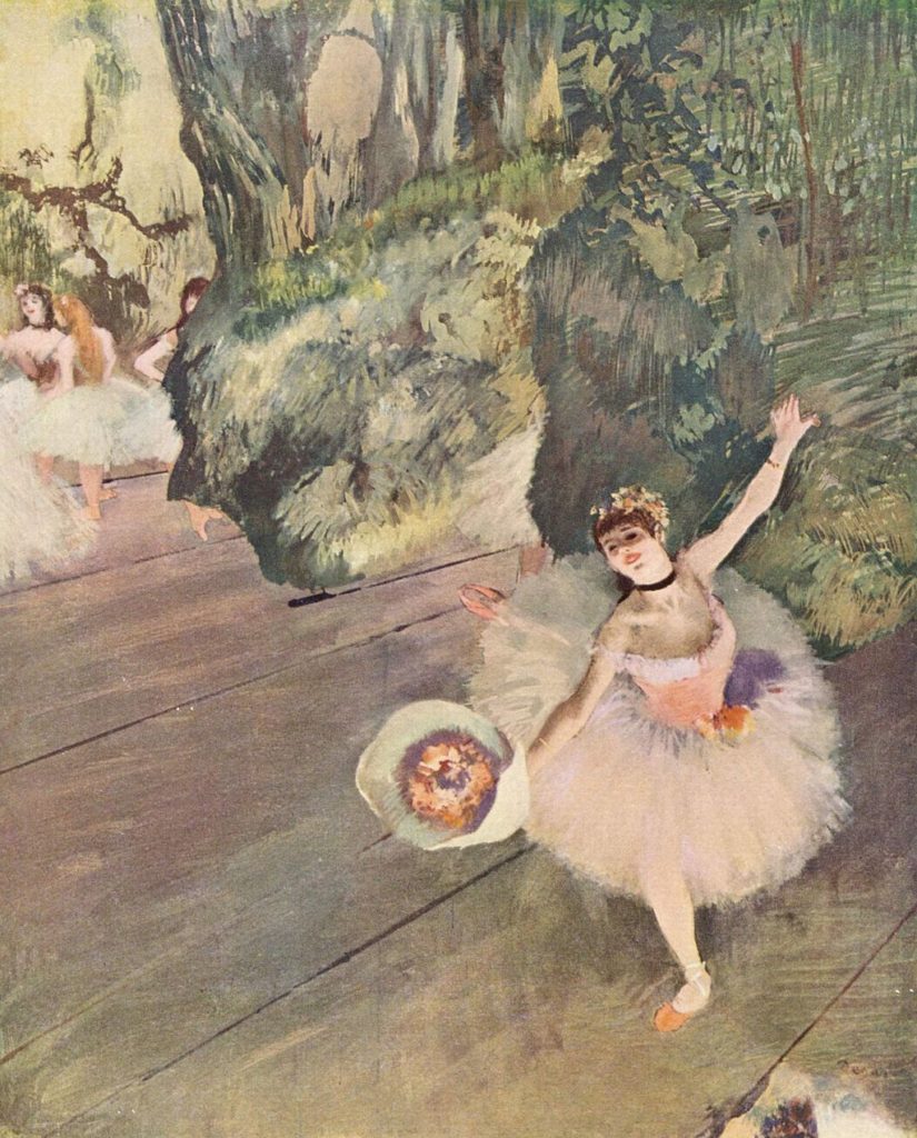 Dancer with a Bouquet of Flowers