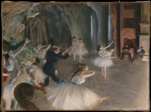 『舞台のバレエ稽古』(1874) メトロポリタン美術館