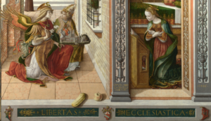 クリヴェッリの聖エミディウスを伴う受胎告知をやさしく解説 (ロンドン・ナショナルギャラリー)