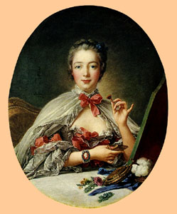 Madame de Pompadour by François Boucher, 1758