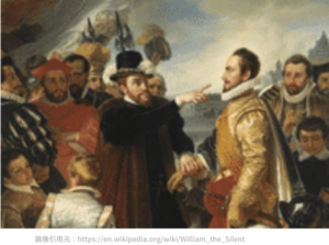 Philip II berating William the Silent, by Cornelis Kruseman; Credit – Wikipedia